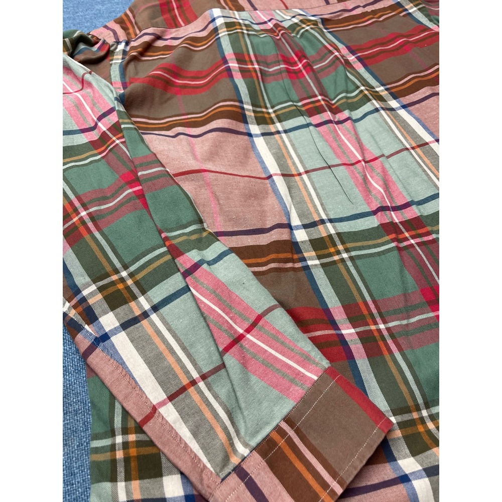 VTG Ralph Lauren Mens Large Multi Color Plaid Cotton Button Down Shirt 90s - Picture 4 of 7